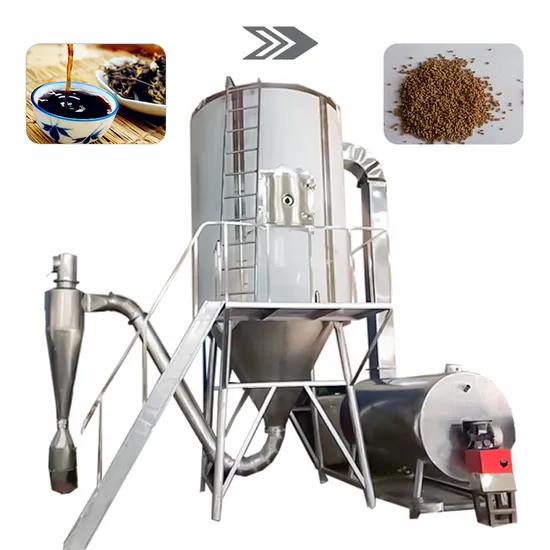 Asciugatrice per detersivo Asciugatrice per proteine ​​al plasma Spruzzatore di polvere di alghe Attrezzatura per l'essiccazione Disidratatore a spruzzo per latte in polvere Essiccatore a spruzzo centrifugo